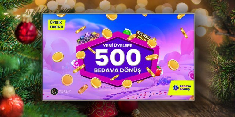 Anadolu Casino Bedava Freespin, Anadolu Casino Yeniyıl Bonusu